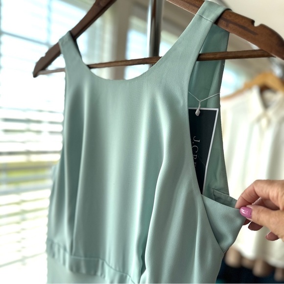 J. Crew Light Green Midi Dress - Picture 2 of 16